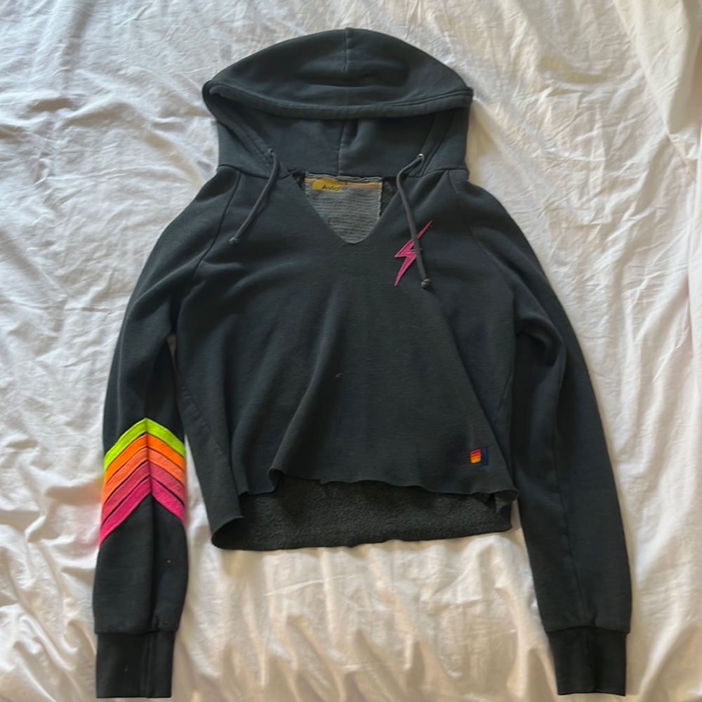 Aviator Nation Neon V-Neck hoodie